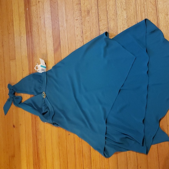 Nwt SL Fashions vintage halter dress size 16 - Picture 2 of 6